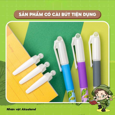 Bút Gel 0.5 mm - Nhân Vật Akooland Tahi - Thiên Long Gel-012/AK