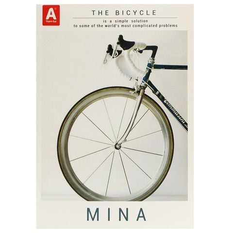 Tập Sinh Viên 4 Ly Ngang 96 Trang 80gsm - Thành Đạt - Mina The Bicycle (Mẫu Màu Giao Ngẫu Nhiên)