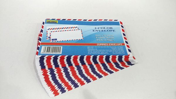 Bao Thư Sọc Nhỏ Nắp Xéo Có Keo Toppoint (50 Cái/Lốc)