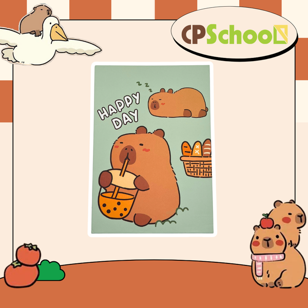 Gương gấp gọn Capybara đáng yêu