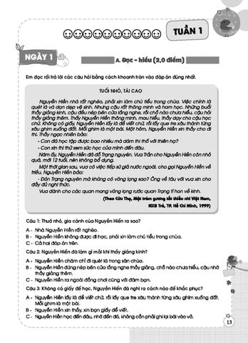 99 Ngày Em Giỏi Tiếng Việt - Lớp 3