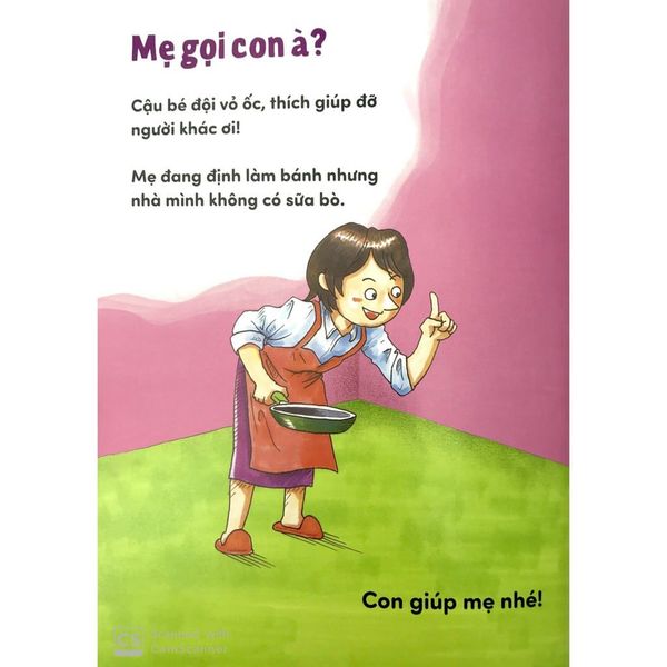 Ehon Nhật Bản - Cậu Bé Thích Giúp Đỡ Người Khác (Từ 3 - 6 Tuổi)