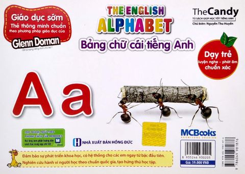 Bảng Chữ Cái Tiếng Anh - Giáo Dục Sớm Thẻ Thông Minh Chuẩn Theo Phương Pháp Giáo Dục Của Glenn Doman