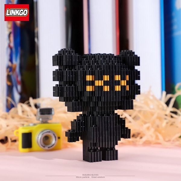 Đồ Chơi Lắp Ráp Mô Hình Nhân Vật Kaws - LinkGo 68115 (290 Mảnh Ghép)