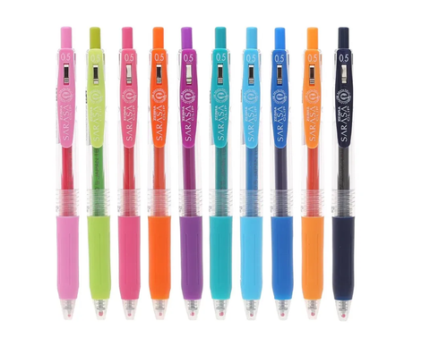 Bút Bi Bấm 0.5 mm Zebra Sarasa Clip JJ15