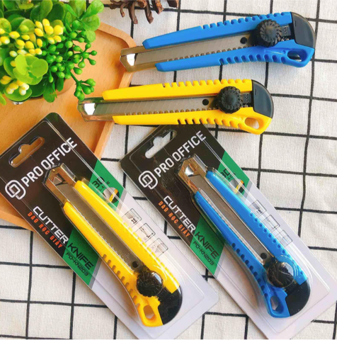 Dao Rọc Giấy Hải Hà Pro-Office PO-KN203 - 18mm 2 lưỡi