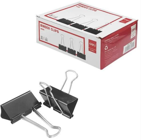 Kẹp Bướm Deli - 51mm 38561