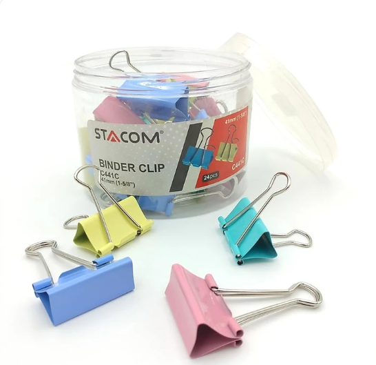 Kẹp Giấy Stacom 41MM - C441C, 55MM - C451C