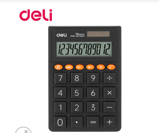 MÁY TÍNH DELI 12 SỐ EM130