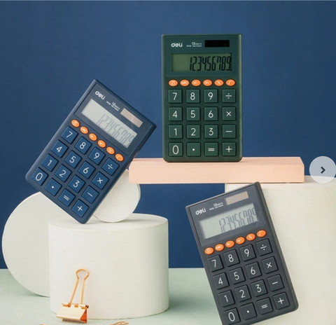 MÁY TÍNH DELI 12 SỐ EM130