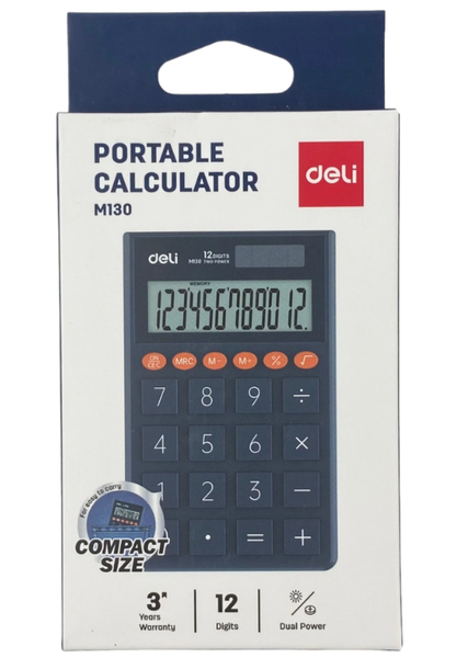 MÁY TÍNH DELI 12 SỐ EM130