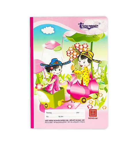 Vở School Trạng Nguyên - 4 Ô Ly 48 Trang - Hồng Hà 0555 (Mẫu Màu Giao Ngẫu Nhiên)