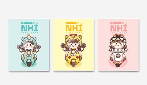 Tập Học Sinh - Vở 4 Ô Ly Tuổi Teen Nhí Futurebook 96 trang 70 gsm (DK-HS751)