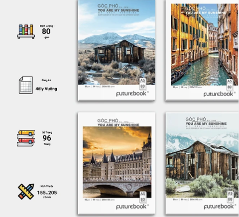 Tập Học Sinh - Vở 4 Ôly Góc Phố - 96 Trang – Định Lượng 80Gsm [ Tập Giá Tốt ]. Mã Sản Phẩm DK-HS881 (Giao Ngẫu Nhiên)