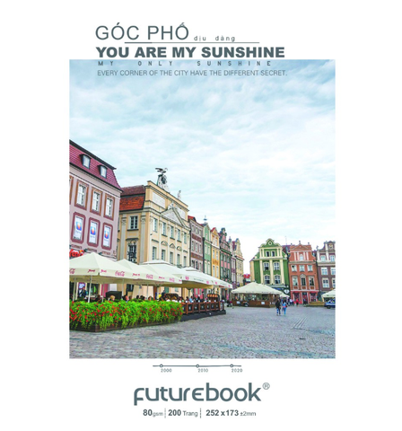 Tập Học Sinh 200T 80gsm Futurebook DK-HS882 ( Góc Phố )
