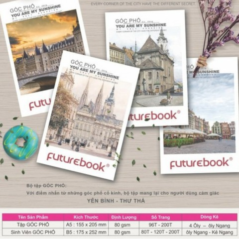 Tập Học Sinh 200T 80gsm Futurebook DK-HS882 ( Góc Phố )