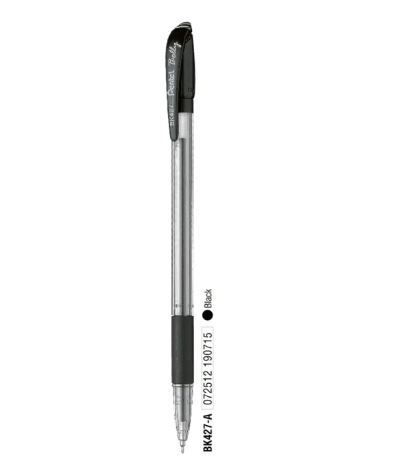 Bút bi nắp đậy Pentel BK427 ngòi 0.7mm - nét viết mịn, mực ra đều - đẹp