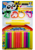 Đất nặn Kiddy Clay 12 màu 200g + 4 khuôn + cây lăn ST-200-12+4SM/R