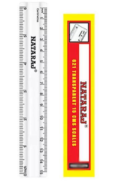 Thước Kẻ Nhựa Trong Suốt 15cm/30cm