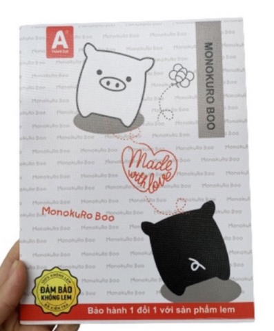 Tập Học Sinh 96 Trang Heo Monokuro Boo ĐL80gsm Thành Đạt Giấy Viết Không Lem