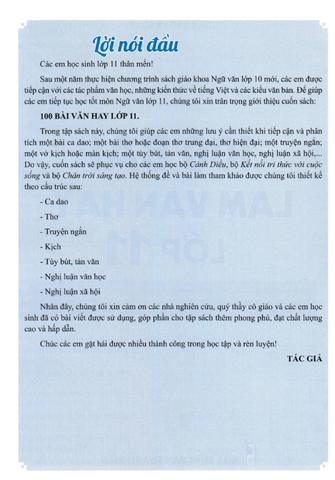 100 Bài Làm Văn Hay Lớp 11