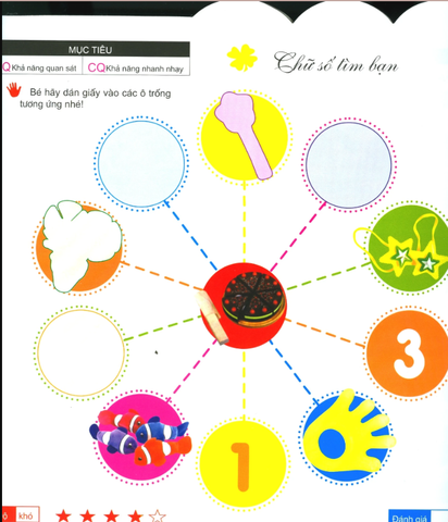 200 Miếng Bóc Dán Thông Minh - Bé Học Toán