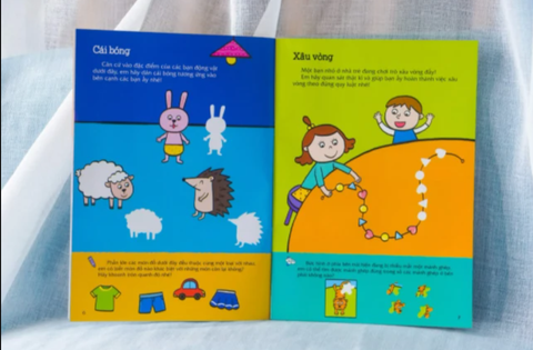 300 Miếng Bóc Dán Thông Minh - Nhận Biết Hình Dạng