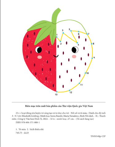 25++ Hoạt Động Rèn Luyện Trí Sáng Tạo Và Tư Duy Cho Trẻ - Nối Số Và Tô Màu