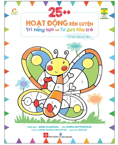 25++ Hoạt Động Rèn Luyện Trí Sáng Tạo Và Tư Duy Cho Trẻ -Tô Màu Theo Ký Hiệu