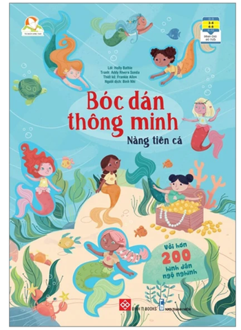 Bóc Dán Thông Minh - Nàng Tiên Cá (Dành Cho Trẻ Từ 3-8 Tuổi)