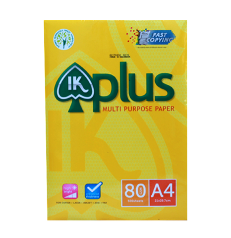 Giấy A4 IK Plus 80 gsm