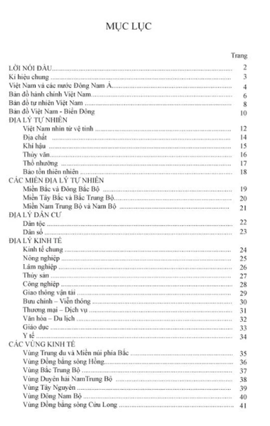 Atlat Địa Lý Việt Nam