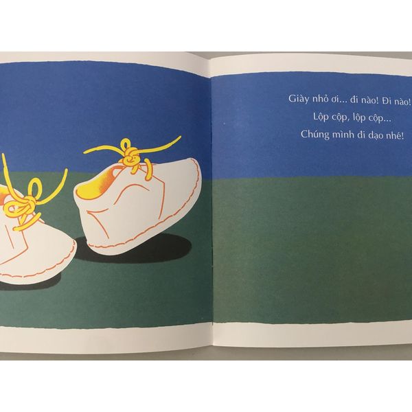 Ehon Nhật Bản - Giày Nhỏ Đi Thôi! (Từ 0 - 3 Tuổi) (Tái Bản 2019)