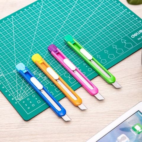 DAO RỌC GIẤY NHỎ NEON DELI  - E2054