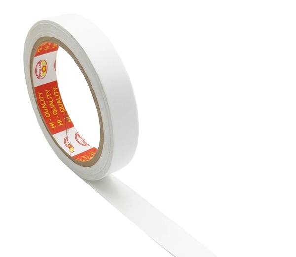 Băng Keo 2 Mặt 18 mm x 25 Yards  - Màu Trắng