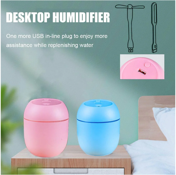 Máy Xông Tinh Dầu Mini USB - Phun Sương, Tạo Ẩm