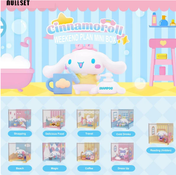 Blind Box Mô Hình Cinnamoroll Weekend Plans Series - Moetch Mini RM11 ( Bên Trong Ngẫu Nhiên)