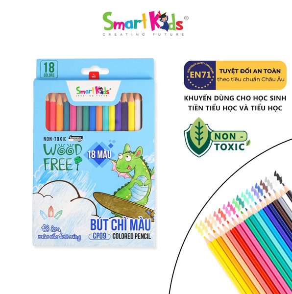 Bút chì màu Wood Free CP04 (12 màu/hộp)