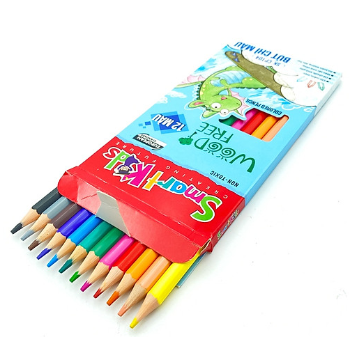 Bút chì màu Wood Free CP04 (12 màu/hộp)