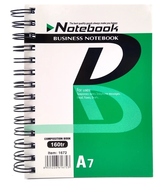 Sổ Lò Xo Business Devyt A7 - D1672 - 160 Trang ĐL70/92