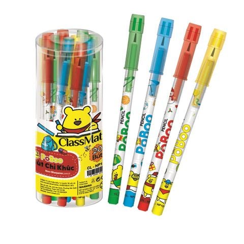 Bút Chì Khúc Poboo - ClassMate CL-NP101 (Mẫu Màu Giao Ngẫu Nhiên)
