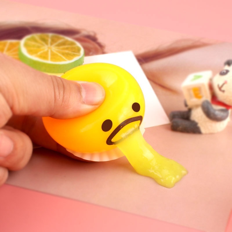 Đồ Chơi Squishy Trứng Lười Gudetama Slime