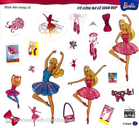 Barbie Bộ Sách Dán Hình Cuộc Sống Nhiều Niềm Vui - Tập 2