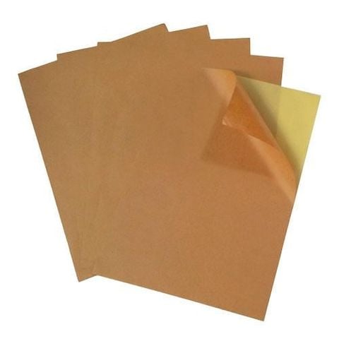 Giấy Decal A4 Da Bò (1 tờ)