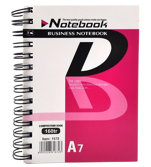 Sổ Lò Xo Business Devyt A7 - D1672 - 160 Trang ĐL70/92