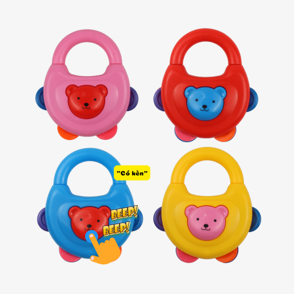 Túi 4 Lục Lạc Xập Xèng Gấu HT7553