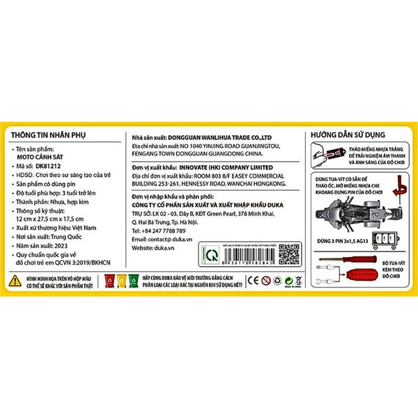 Moto Cảnh Sát DK81212