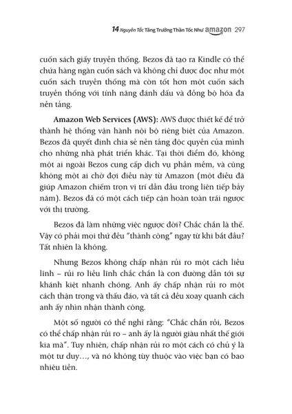 14 NGUYÊN TẮC TĂNG TRƯỞNG THẦN TỐC NHƯ AMAZON