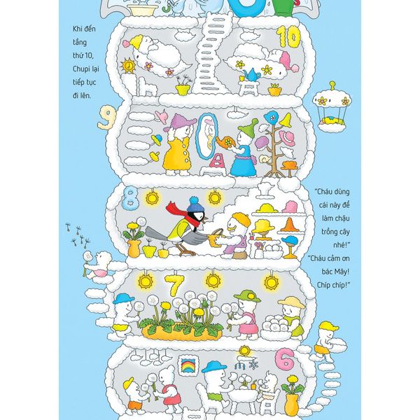 Ehon Nhật Bản - Tòa Nhà 100 Tầng Trên Bầu Trời (Từ 3 - 8 Tuổi)