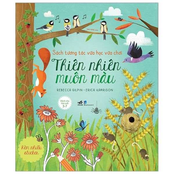 Sách Tương Tác Vừa Học Vừa Chơi -Thiên Nhiên Muôn Màu